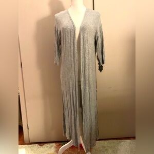 See You Monday Light Gray Cardigan